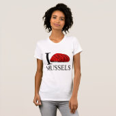 I Love Mussels T-shirts (Voorkant volledig)