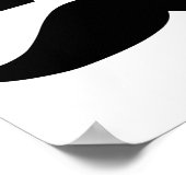 I Love Mustache Poster (Hoek)