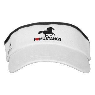 I Love Mustangs - Visor Zonneklep