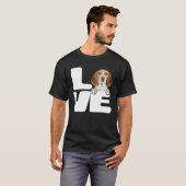 I Love My Beagle Dog T-shirt (Voorkant volledig)