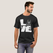 I Love My Belgian Sheepdog Dog T-shirt (Voorkant volledig)