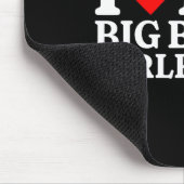 I Love My Big Booty Girlfriend Heart My Big Booty Muismat (Hoek)