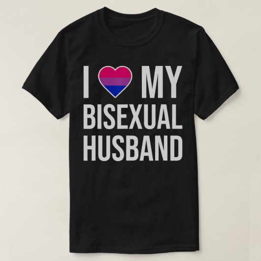 I Love My Bisexual Husband T-shirt (Design voorkant)