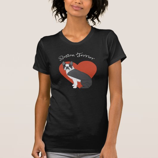 I love my Boston Terrier T-Shirt (Voorkant)