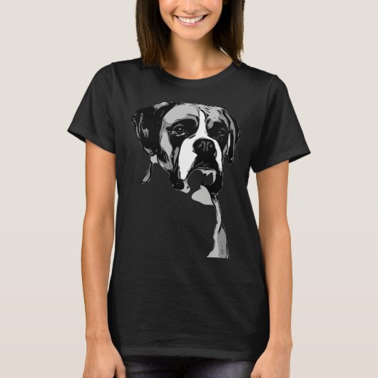 I Love My Boxer Dog T-shirt (Voorkant)