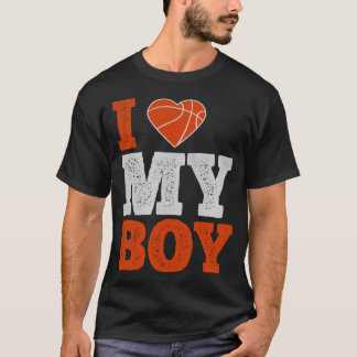 I Love My Boy - Basketbal Gift Mannen Vrouwen T-shirt