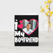 I Love My Boyfriend D Photo  Kaart (Gele Bloem)