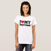 I Love My Boyfriend T-shirt (Voorkant volledig)