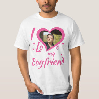 I Love my Boyfriend - T-Shirt personalisierbar