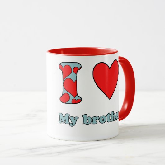 I love my brother mok (Voorkant rechts)