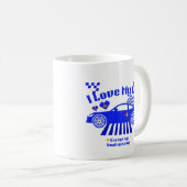 I Love My Car Except My Bank Account Funny Phrase Koffiemok (Voorkant rechts)