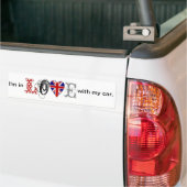 I LOVE my car-Sticker Bumpersticker (Op Truck)