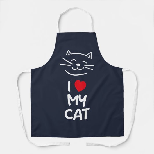 I love my cat schort (Voorkant)