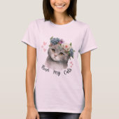 I love my cats t-shirt (Voorkant)