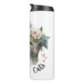 I love my cats  thermosbeker (Geroteerd rechts)