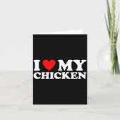 I Love My Chicken, I Heart My Chicken  Kaart (Voorkant)