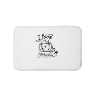 I Love My Chihuahua - Leuk Dier Huisdier Pet Paw D Badmat