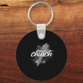 I Love My Church - Midland New Life Vineyard, Mi  Sleutelhanger (Voorkant)