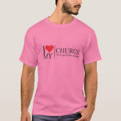 I Love My Church T-shirt (Voorkant)