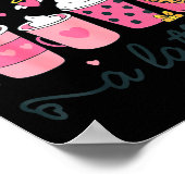 I Love My Cl A Latte Coffee Valentine Teachers Wom Poster (Hoek)