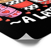 I Love My Cl A Latte Funny Valentines Day Teacher Poster (Hoek)