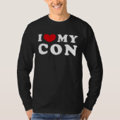 I Love My Con, I Heart My Con T-shirt (Voorkant)