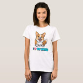 I Love My Corgi T-shirt (Voorkant volledig)