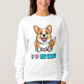 I Love My Corgi Trui (Voorkant)