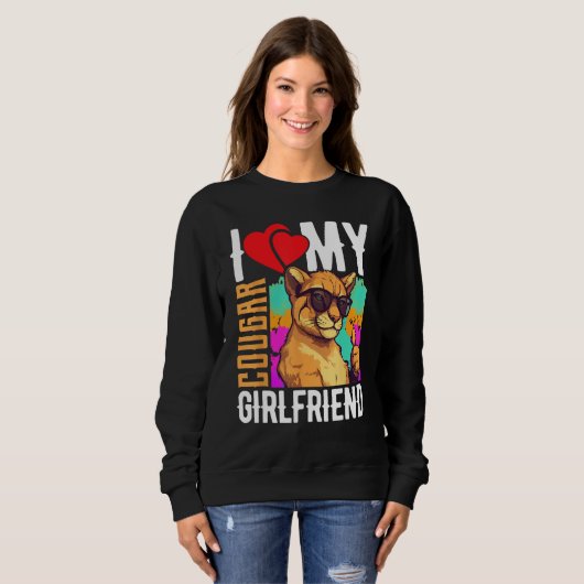 I Love My Cougar Girlfriend   COUGAR Trui (Voorkant volledig)