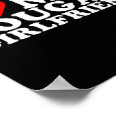 I Love My Cougar Girlfriend I Heart My Cougar Gf  Poster (Hoek)