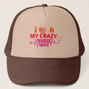i love my crazy nurse wife trucker pet