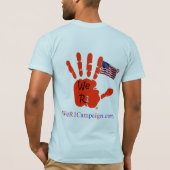 I Love My Crazy VRIENDIN en Back USA Flag Logo T-shirt (Achterkant)