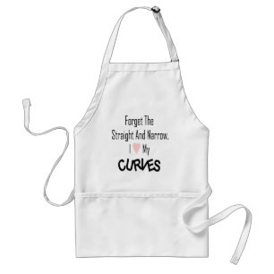 I Love My Curves-BBQ Apron Standaard Schort
