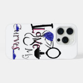 I love my curves iPhone hoesje (Achterkant horizontaal)