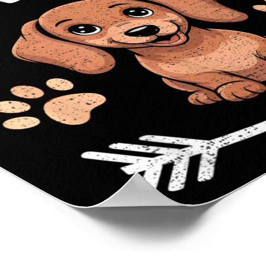 I Love My Dachshund - Wiener Dog Trainer Breeder P Poster (Hoek)