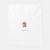 I Love My Dad Blanket – Personalized Gift Fleece Deken (Voorkant)