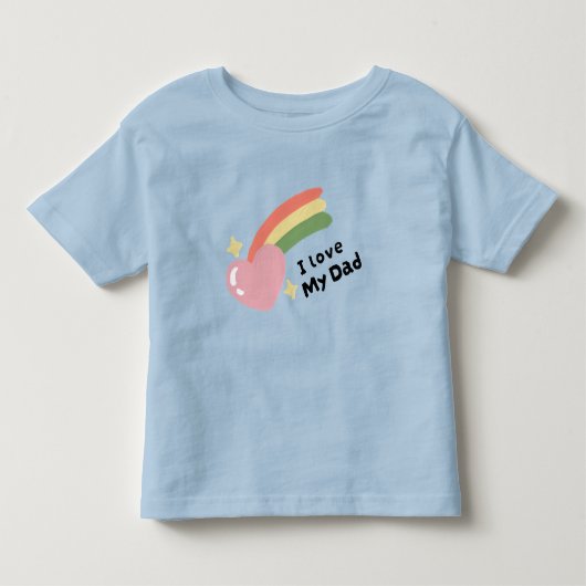I Love My Dad Kinder Shirts (Voorkant)