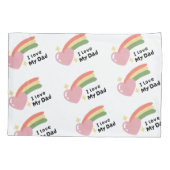 I Love My Dad Kussensloop (Achterkant)