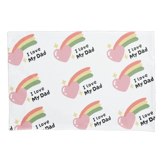 I Love My Dad Kussensloop (Voorkant)