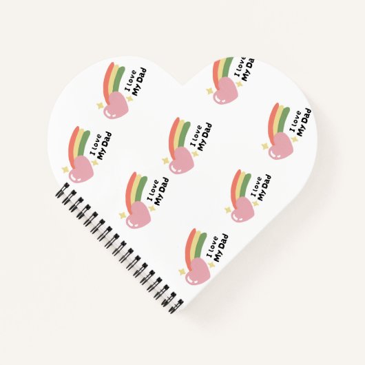 I Love My Dad Notitieboek (Voorkant)