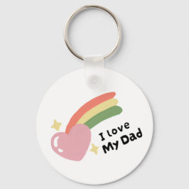 I Love My Dad Sleutelhanger