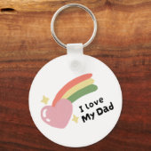 I Love My Dad Sleutelhanger (Voorkant)