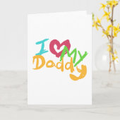 I love my Daddy Kaart (Gele Bloem)