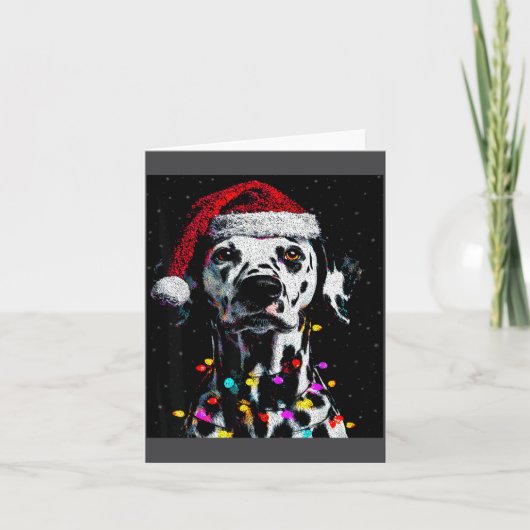 I Love My Dalmatian I Love Christmas  Kaart (Voorkant)