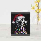 I Love My Dalmatian I Love Christmas  Kaart (Gele Bloem)
