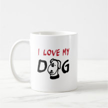 I Love My Dog beroemd gemaakt door Dog Illustratio