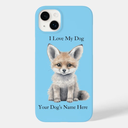I Love My Dog iPhone/iPad case (Achterkant)