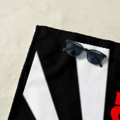 I love my dog mit Herz Strandlaken (In situ)