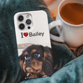 I Love My Dog personalized photo Case-Mate iPhone Case