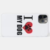 I love my dog throw pillow Case-Mate iPhone case (Achterkant (horizontaal))